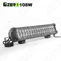 RAMPE DE TOIT LED LONGUE PORTEE -FEUX DE TRAVAIL GZER CNJY LED 108W CREE USA IP67 CAMION BATEAU 4x4 12V 24V