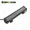 RAMPE DE TOIT LED LONGUE PORTEE -FEUX DE TRAVAIL GZER CNJY LED 108W CREE USA IP67 CAMION BATEAU 4x4 12V 24V