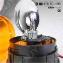 Gyrophare rotatif halogène orange 55w V1 câblé pose en applique 12V