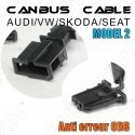 1 CABLE ANTI ERREUR PLUG & PLAY CANBUS ERROR FREE ODB AUDI/SEAT/SKODA/VW MODEL 2