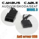 1 CABLE ANTI ERREUR PLUG & PLAY CANBUS ERROR FREE ODB AUDI/SEAT/SKODA/VW MODEL 3