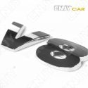 EMBLEME LOGO 3D ADHESIF V8 DESIGN SPORT TRUCK AUTO ADHESIF CHROME BADGE PLASTIQUE ABS HAUTE RESISTANCE