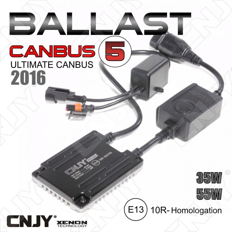 1 BALLAST SLIM 35W-55W CNJY CANBUS 5 -2016 BALLAST DE CONVERSION HID UNIVERSEL ULTIMATE CANBUS COMPATIBLE