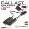 1 BALLAST SLIM CNJY 35W-55W QUICK START V2 2016 - TECHNOLOGIE ALLUMAGE INSTANTANE RAPIDE POUR FEUX DE VIRAGE & FEUX DE ROUTE