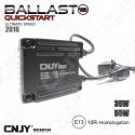 1 BALLAST SLIM CNJY 35W-55W QUICK START V2 2016 - TECHNOLOGIE ALLUMAGE INSTANTANE RAPIDE POUR FEUX DE VIRAGE & FEUX DE ROUTE