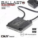 1 BALLAST SLIM CNJY 35W-55W QUICK START V2 2016 - TECHNOLOGIE ALLUMAGE INSTANTANE RAPIDE POUR FEUX DE VIRAGE & FEUX DE ROUTE