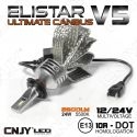 KIT DE CONVERSION LED H7-PX26D ELISTAR V5 H8/9/10/11-HB3/4-AMPOULE NON VENTILEE 24W ULTIMATE CANBUS ODB AUTO MOTO CAMION 12V-24V