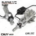 KIT DE CONVERSION LED H7-PX26D ELISTAR V5 H8/9/10/11-HB3/4-AMPOULE NON VENTILEE 24W ULTIMATE CANBUS ODB AUTO MOTO CAMION 12V-24V