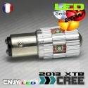 1 AMPOULE CREE & LED HLU 11W BAY15D CULOT COMPATIBLE ANTI ERREUR FEUX JOUR CITROEN C4 II & PEUGEOT 308 P21/5W 1157