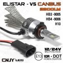 KIT DE CONVERSION LED H7-PX26D ELISTAR V5 H8/9/10/11-HB3/4-AMPOULE NON VENTILEE 24W ULTIMATE CANBUS ODB AUTO MOTO CAMION 12V-24V