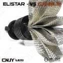 KIT DE CONVERSION LED H4-P43T ELISTAR V5 - AMPOULE NON VENTILEE 24W ULTIMATE CANBUS ODB AUTO MOTO CAMION 12V-24V