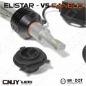 KIT DE CONVERSION LED H4-P43T ELISTAR V5 - AMPOULE NON VENTILEE 24W ULTIMATE CANBUS ODB AUTO MOTO CAMION 12V-24V