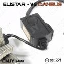 KIT DE CONVERSION LED H4-P43T ELISTAR V5 - AMPOULE NON VENTILEE 24W ULTIMATE CANBUS ODB AUTO MOTO CAMION 12V-24V