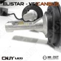 KIT DE CONVERSION LED H4-P43T ELISTAR V5 - AMPOULE NON VENTILEE 24W ULTIMATE CANBUS ODB AUTO MOTO CAMION 12V-24V