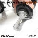 KIT DE CONVERSION LED H4-P43T ELISTAR V5 - AMPOULE NON VENTILEE 24W ULTIMATE CANBUS ODB AUTO MOTO CAMION 12V-24V