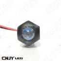 BOULON A LED LUMINEUX 12VDC - BLEU-ROUGE-VERT-ORANGE-BLANC