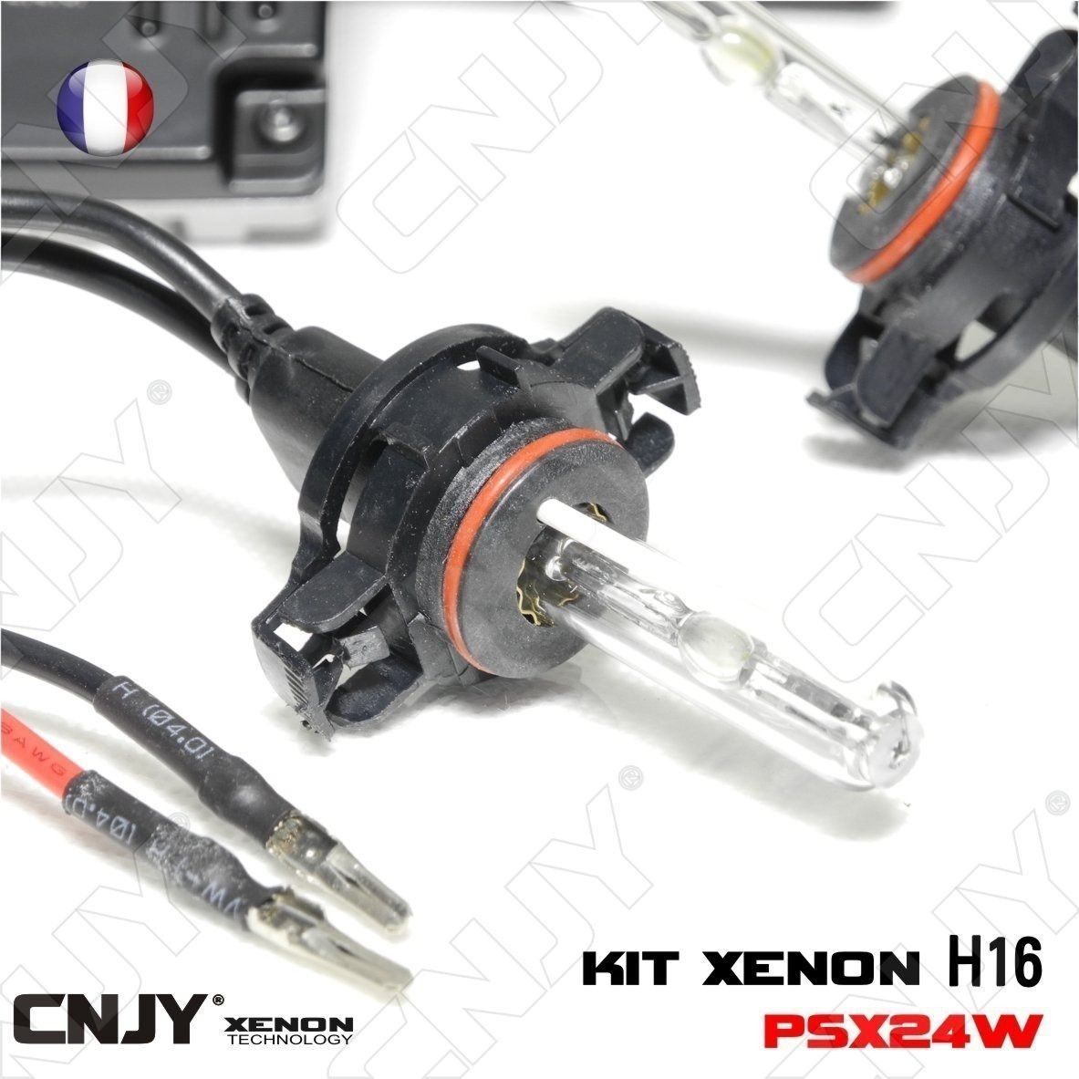 Kit,conversion,xenon,hid,h16,psx24w,6000k,35w,canbus,anti,erreur,odb,feux de jour,citroen,peugeot,anti brouillard