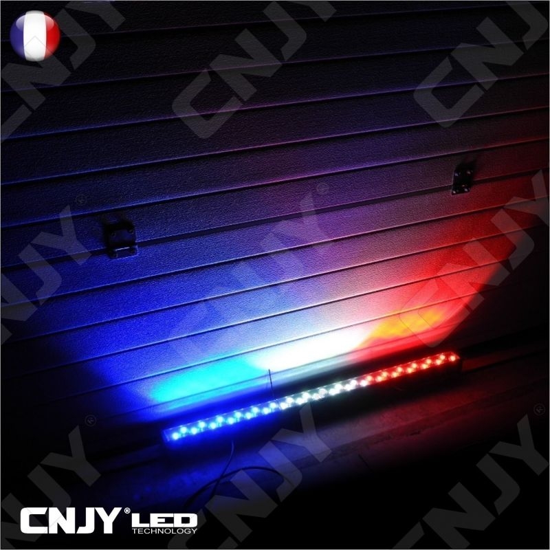 BAIN DE LUMIERE LED BLEU BLANC ROUGE- Eclairage de façade pour monument Français 220V / 12V IP68 EXTERIEUR