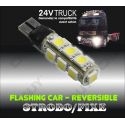 1 AMPOULE T10 W5W FLICK/FLACK STROBO REVERSIBLE PACE CAR VEILLEUSE LED 24v CAMION TRUCK