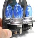 LIQUIDATION : 1 LOT DE 2 AMPOULES H4 HOD 55/60W 5000K 2200Lumens 