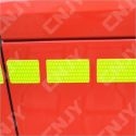 1 ROULEAU 15M x 90x30mm BANDE DE SIGNALISATION ADHESIVE SEGMENTE MARQUAGE POUR AUTO MOTO CAMION JAUNE REFLEXITE