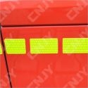 1 ROULEAU 15M x 90x30mm BANDE DE SIGNALISATION ADHESIVE SEGMENTE MARQUAGE POUR AUTO MOTO CAMION JAUNE REFLEXITE