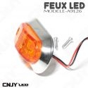 Feu de gabarit ovale à led orange A9126 12/24V