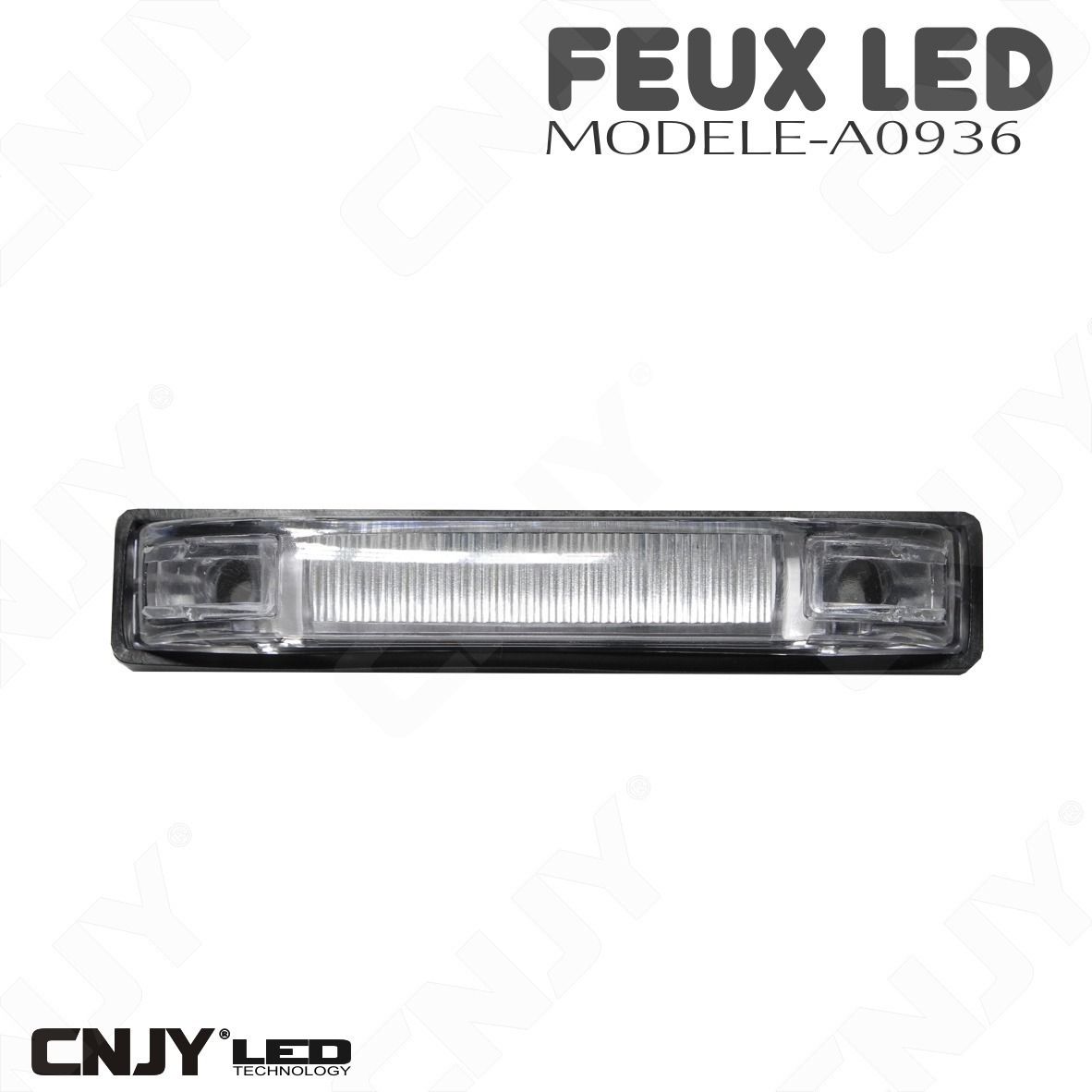 feux, de, gabarit, led, rouge, puissant, remorque, auto, camion, 12v, 24v, ip68