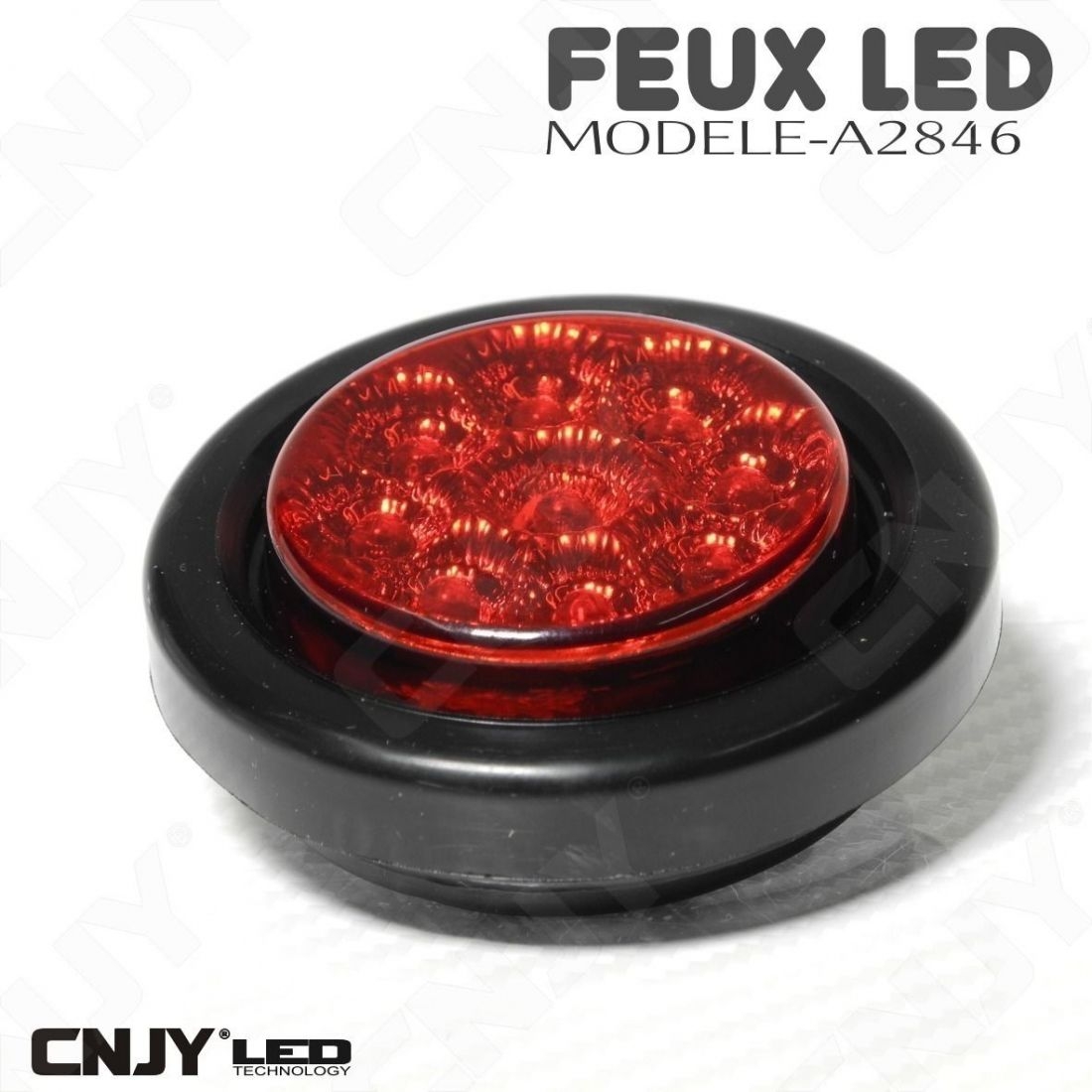 FEUX DE GABARIT ET POSITION A LED ROUGE POUR TUNING CABINE DE CAMION AUTO  12/24V à 6,85 € chez