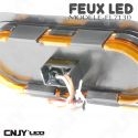 Feu en forme de flèche à led directionnel orange 12V 24v