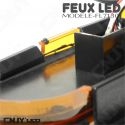 Feu en forme de flèche à led directionnel orange 12V 24v