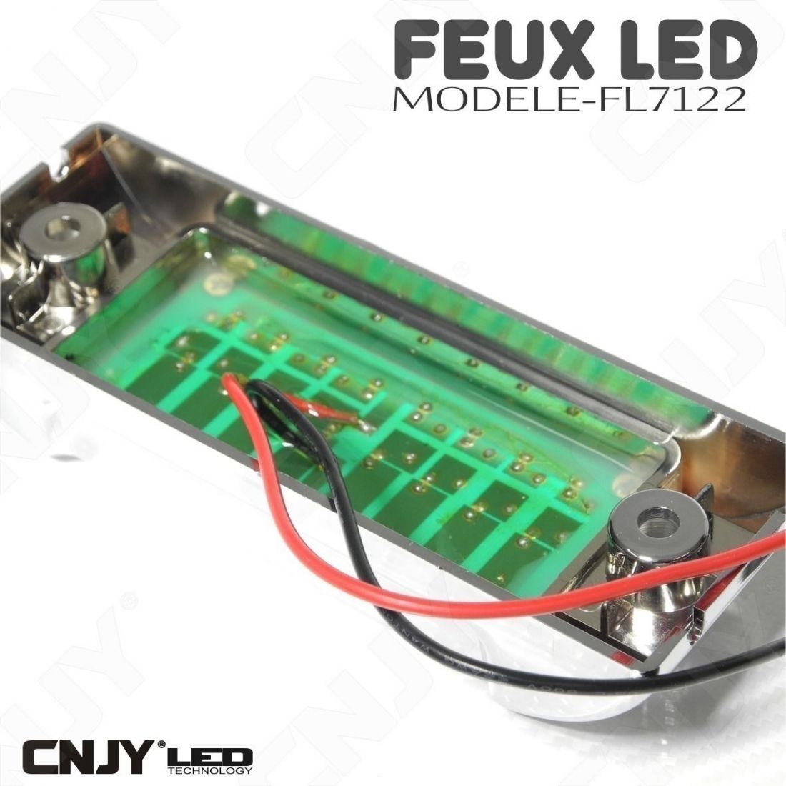 Feu Stop arrière 12V 16 LED avec prise à 3 fils, Signal lumineux pour moto,  50cc, 125cc, ATV, Quad Kart