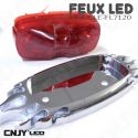 Feu stop veilleuse led flamme rouge 12V 24V 