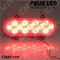 Feu de gabarit led rouge 12V 