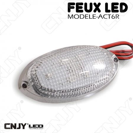 Feu led rouge ACT6R 12V