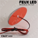 Feu led rouge ACT6R 12V