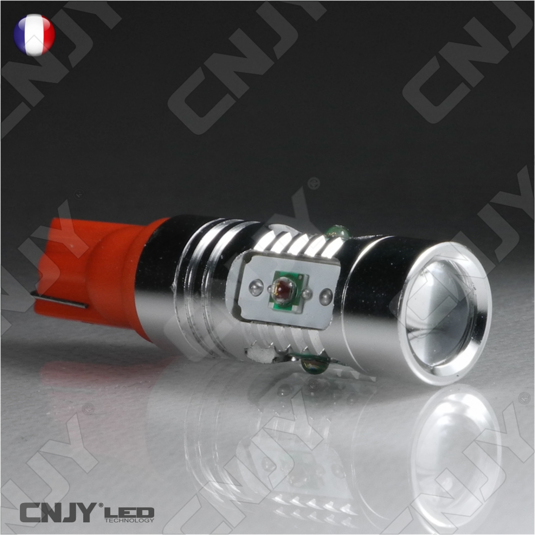 Ampoule led rouge 12V veilleuse auto moto scooter quad 