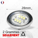 Drône Led Light - Mini feux léger pour éclairage et signalisation led sur drône 12V dc BLANC-ORANGE-BLEU-ROUGE-VERT