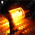 AMPOULE,LED,ANTI ERREUR,ODB,CANBUS,4,CREE,LED,POUR,AUTO,MOTO,QUAD,BMW,BLANC,ORANGE,LIGHT,BULB,AMBER,WHITE,TURN SIGNAL,FREE ERROR