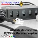 Feux de pénétration à clips pour grille de calandre 12V 24V