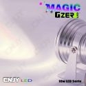 PROJECTEUR CNJY MAGIC GZER - SPOT RGB RVB MULTI COULEUR COLOR 10W 12V -DECORATION BAR AUTO TUNING DISCOTHEQUE