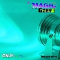 PROJECTEUR CNJY MAGIC GZER - SPOT RGB RVB MULTI COULEUR COLOR 10W 12V -DECORATION BAR AUTO TUNING DISCOTHEQUE