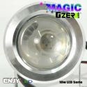 PROJECTEUR CNJY MAGIC GZER - SPOT RGB RVB MULTI COULEUR COLOR 10W 12V -DECORATION BAR AUTO TUNING DISCOTHEQUE