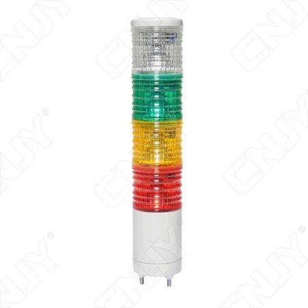 Gyrophare "témoin lumineux" de signalisation industrielle 24V DC blanc vert orange rouge