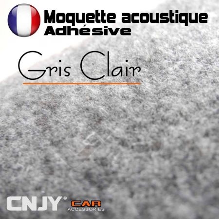 Moquette acoustique adhesive 70x140cm Anthracite