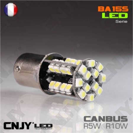 Ampoule 44 Led Canbus Bay15D P21/5W AUTO MOTO SLIM DESIGN