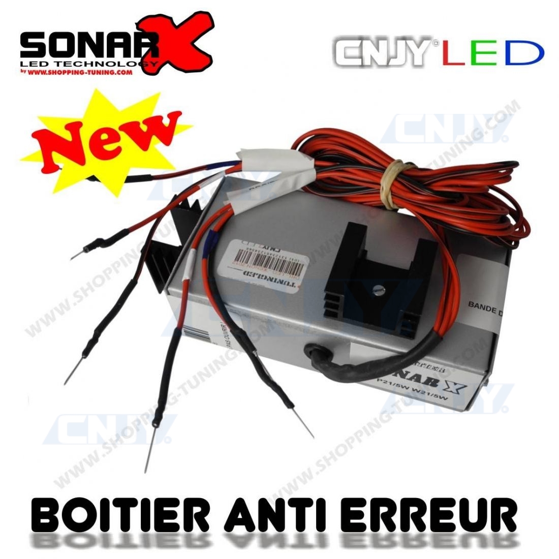 Boitiers anti-erreur ODB pour Kit LED Haute Puissance H7 auto et moto.