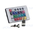 AMPOULES LED T10 W5W RGB MULTICOULEUR