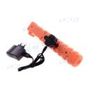 Baton led de signalisation autonome orange