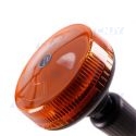 Gyrophare sur mât téléscopique à led orange pour moto et quad. 